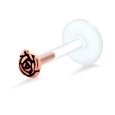 Rose Shaped Labrets Push-in LA-274s 